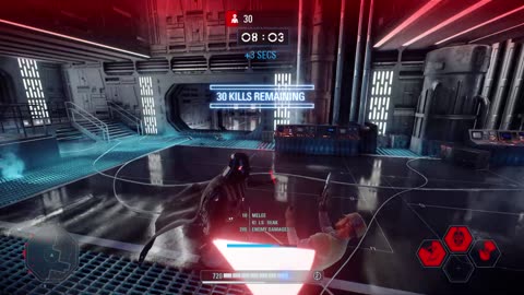 SWBF2: Arcade Onslaught Darth Vader Death Star II Gameplay