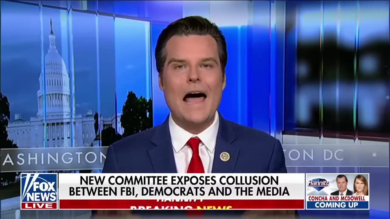 Jim Jordan, Matt Gaetz expose FBI political weaponization#foxnews