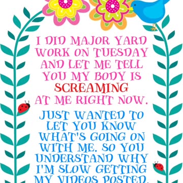 Just checking in with you guys. 😊🌻