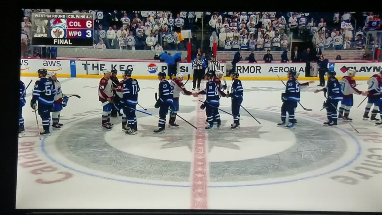 West 1st Round Game 5 - COL vs WPG - Avalanche Win 6-3
