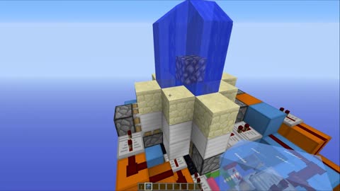 Minecraft: Self Building Water Fountain