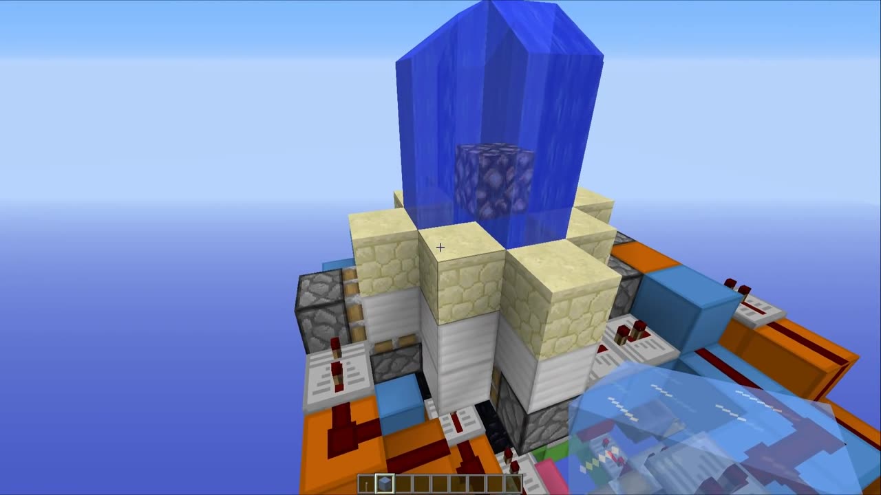 Minecraft: Self Building Water Fountain