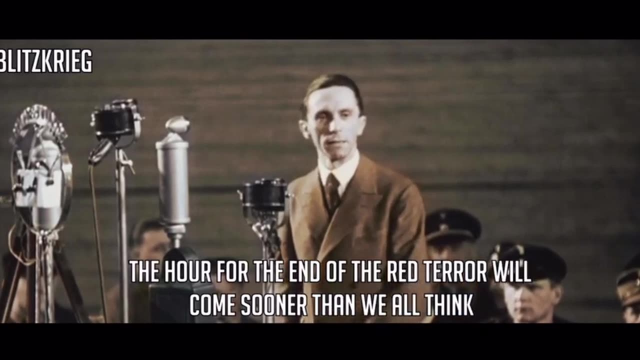 Josef Goebbels warning Jewish Media