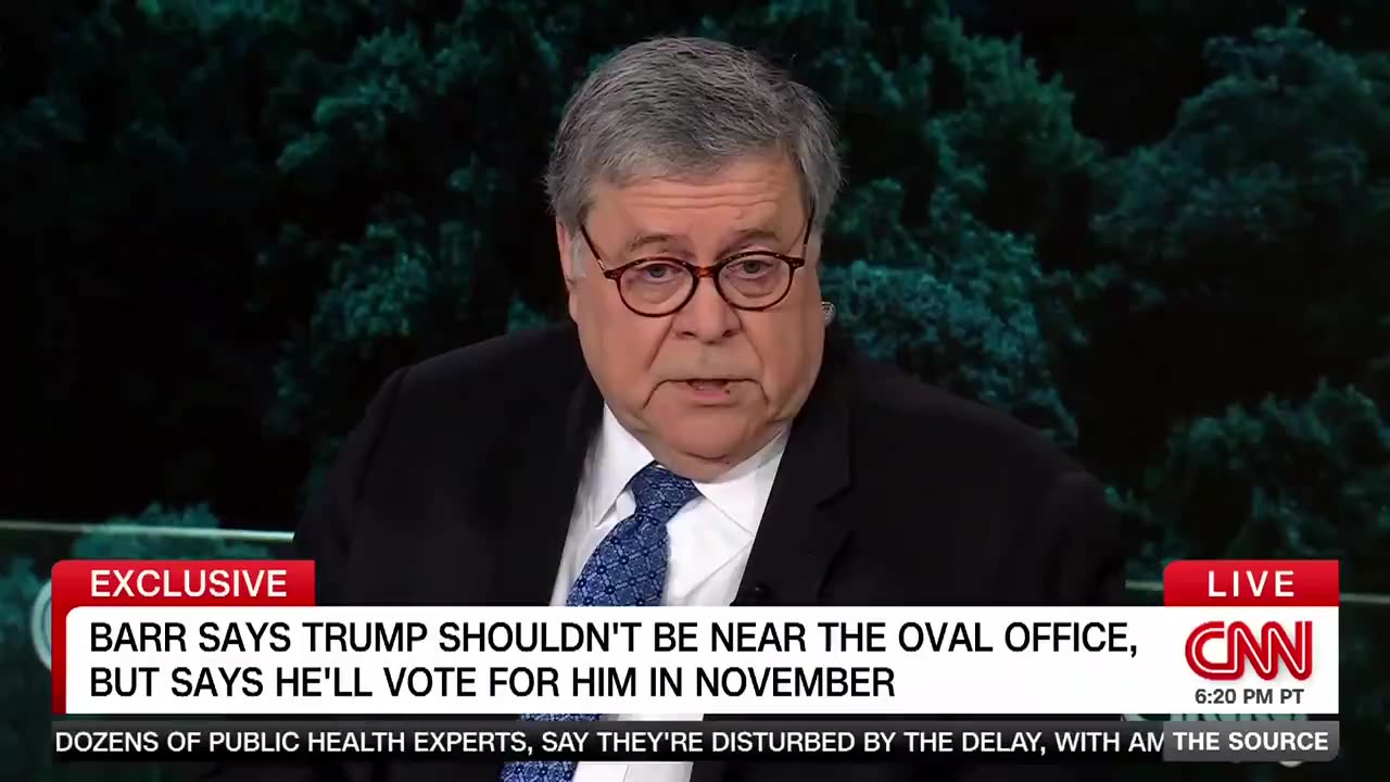 Bill Barr responds to Donald Trump mocking him..CNN