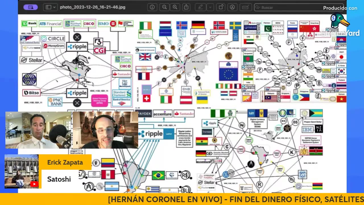 BioHacking 145 HERNAN CORONEL EN VIVO - Fin del dinero físico satélites y control total