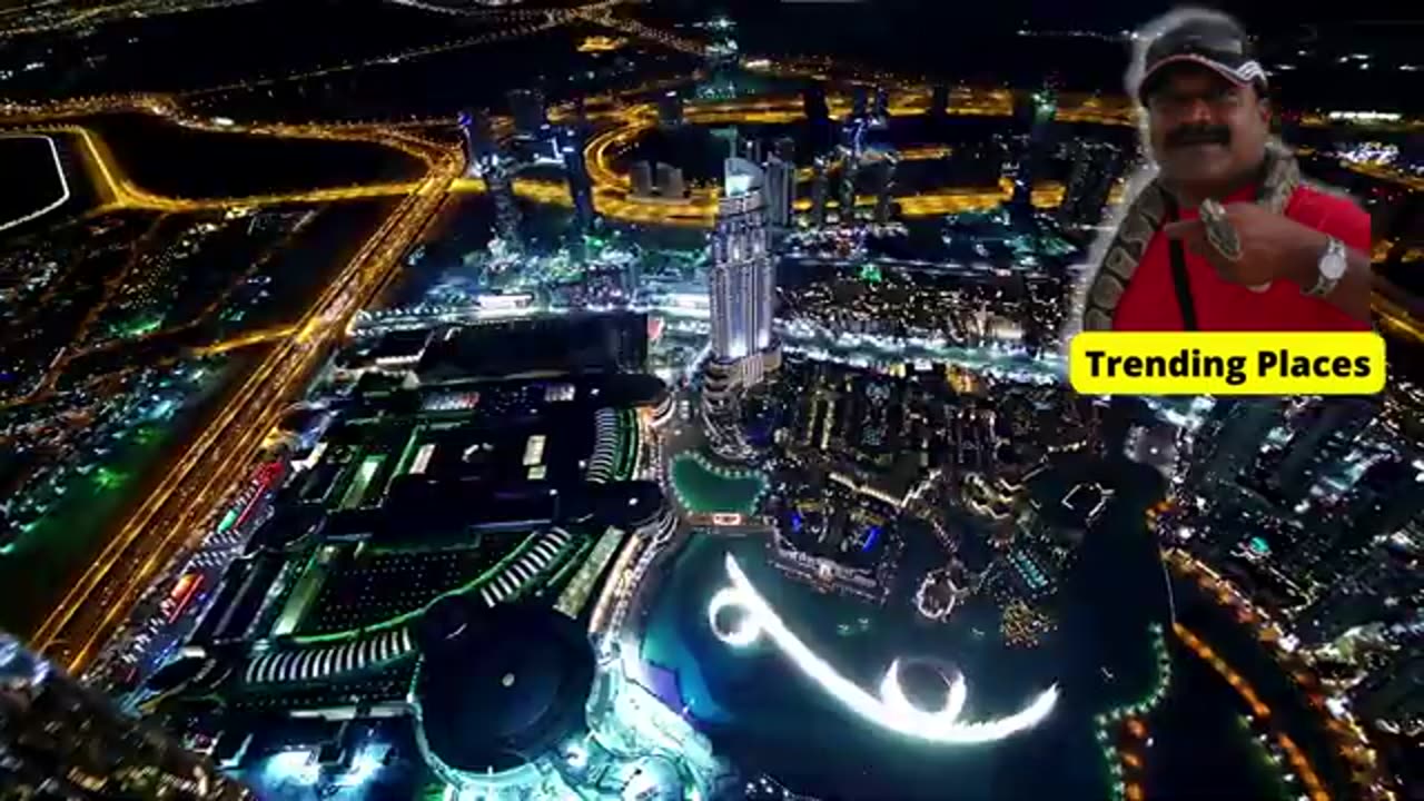 World's largest choreographed fountain system, Dubai Dancing Fountain