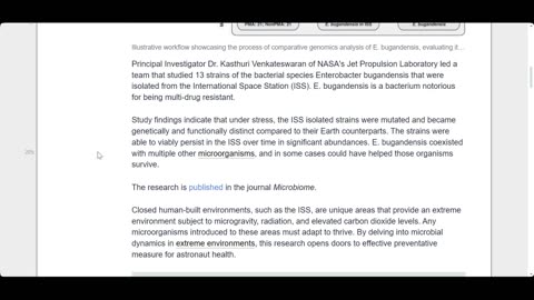 multi drug resistant bacteria on the iss