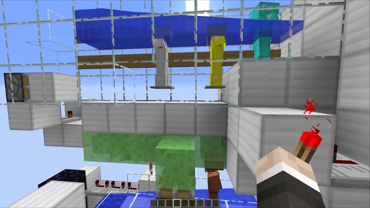 Minecraft: Slimeblock Multi Armour Stand Switcher!