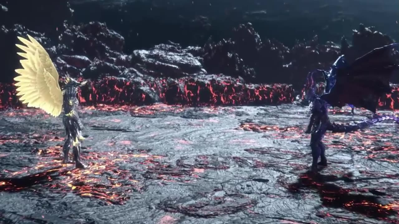 Angel & Demon Fighting