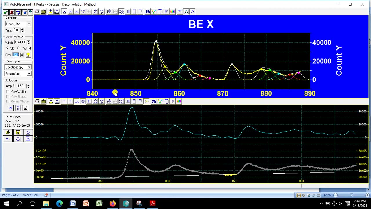 How to download, Install and Peak Fitting using PeakFit software
