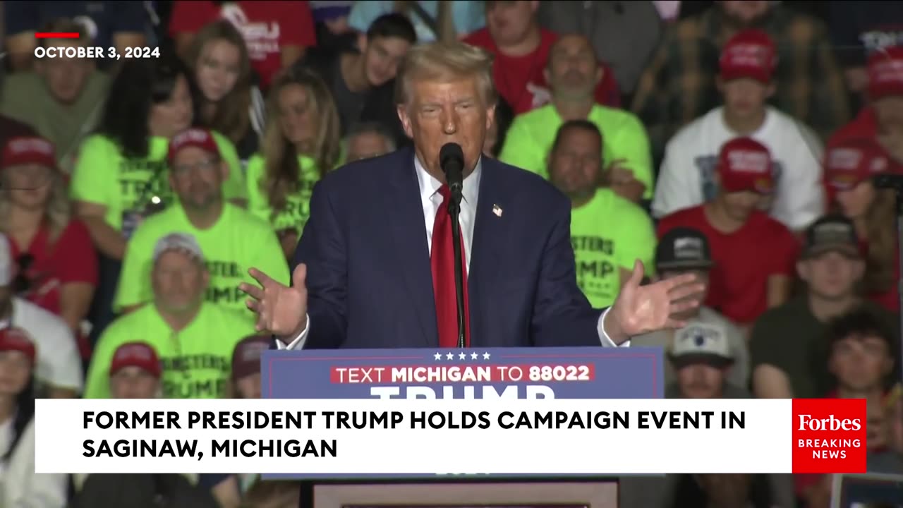 'A Death Sentence For The Michigan Economy'- Trump Rails Against Harris's 'Green New Scam' EV Policy