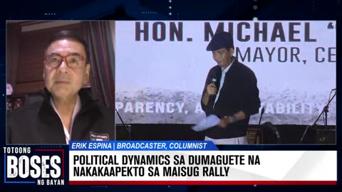 FULL INTERVIEW | Political Dynamics sa Dumaguete na nakakaapekto sa Maisug Rally