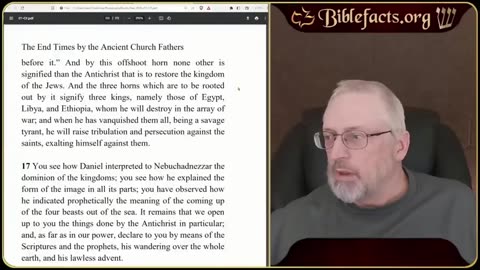 Ken Johnson (Bible Facts)-End Times Church Father Hippolytus' book on the End of the Age