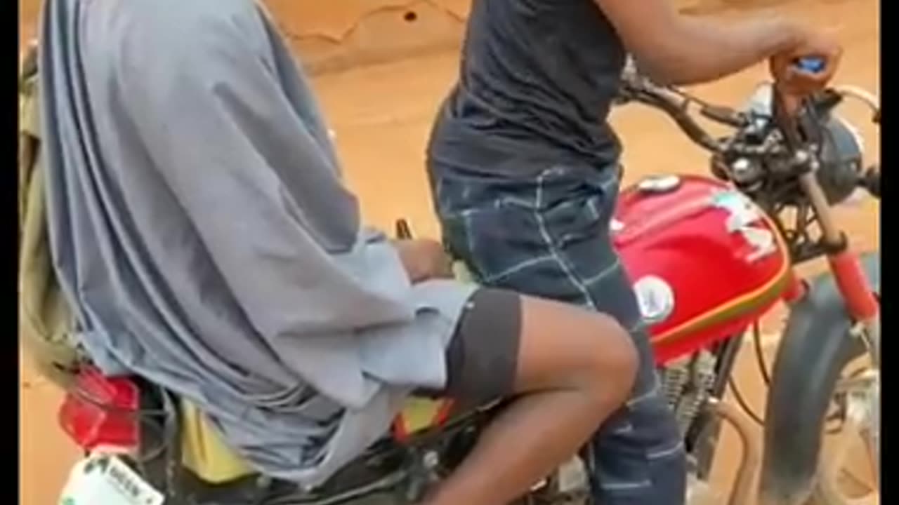 Mr dangerous bike man prank 😅 Try not to laugh