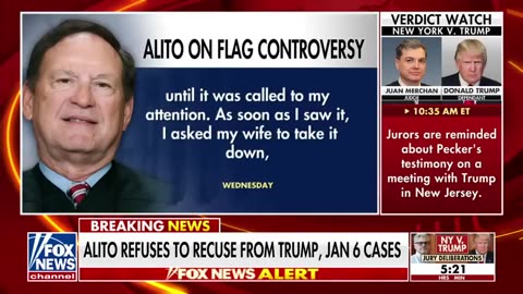 ​​Justice Alito refuses to recuse himself from Trump, Jan. 6 cases Fox News