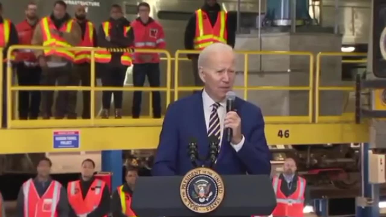 BIDEN: "The United States is number 9! China is number 8. Now they rank number 2."