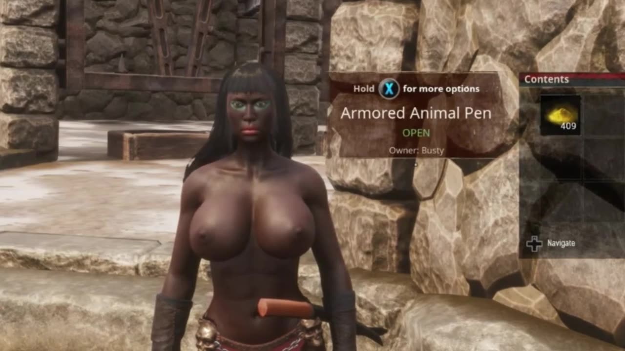 Conan Exiles beginners guide Gold Vein Rocknose Busty Boobs Breast Expansion huge tits milkers