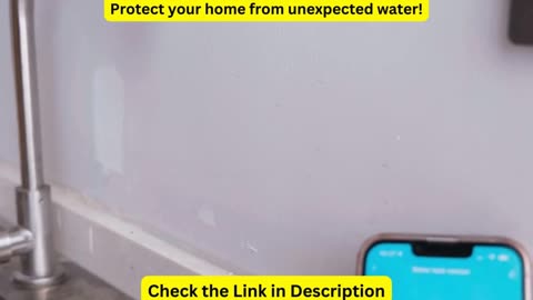 Protect your home from unexpected waterZigBee Flood Sensor Water Leakage Detector