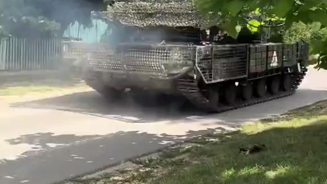 Challenger 2 tanks of the Ukrainian Armed Forces in the Kursk region