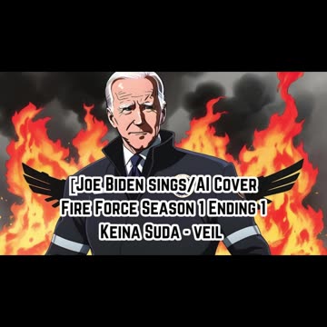 [Joe Biden sings/AI Cover] Fire Force Season 1 Ending 1 Keina Suda - veil