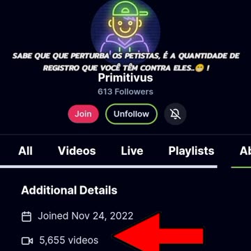 Eu não sei mas, têm algum funcionário da Rumble recebendo para tirar vídeos antigos de petistas. A memória flash cabe um Titanic😁.