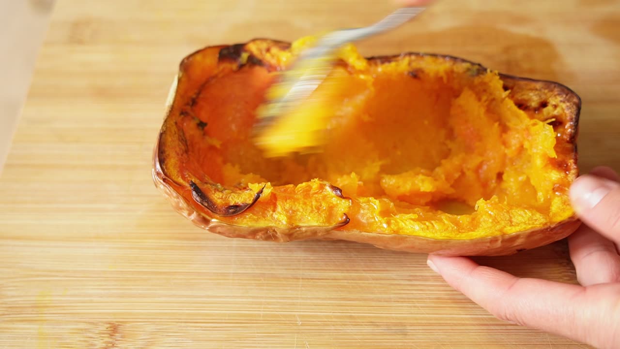 Roasted Butternut Squash with Tahini