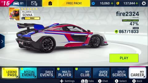 The Year of the Rabbit Limited Series Races-McLaren Senna 3 | Asphalt 9: Legends for Nintendo Switch