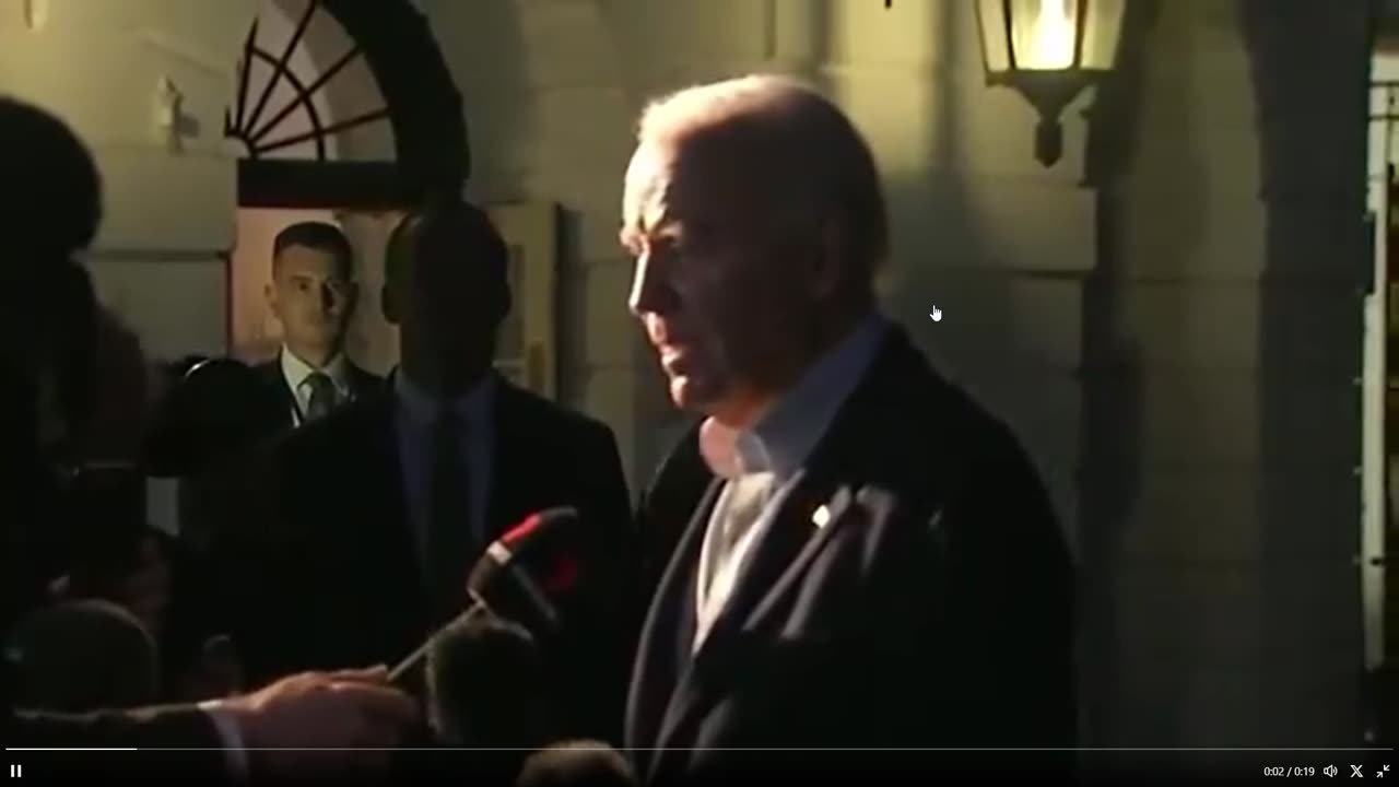 Biden, Confused About Storm, says "They're Getting Everything They Need Across The Board."