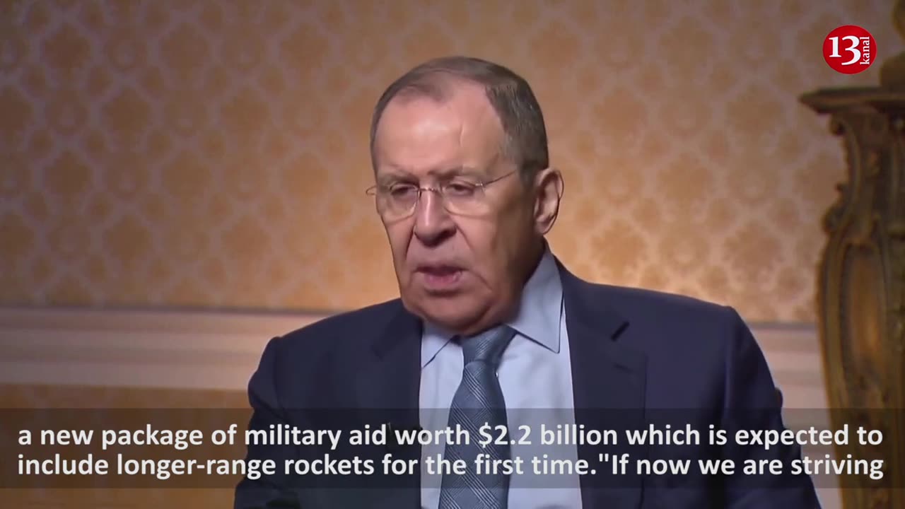 Russia's Lavrov: We want Ukraine conflict to end, but are responding to West