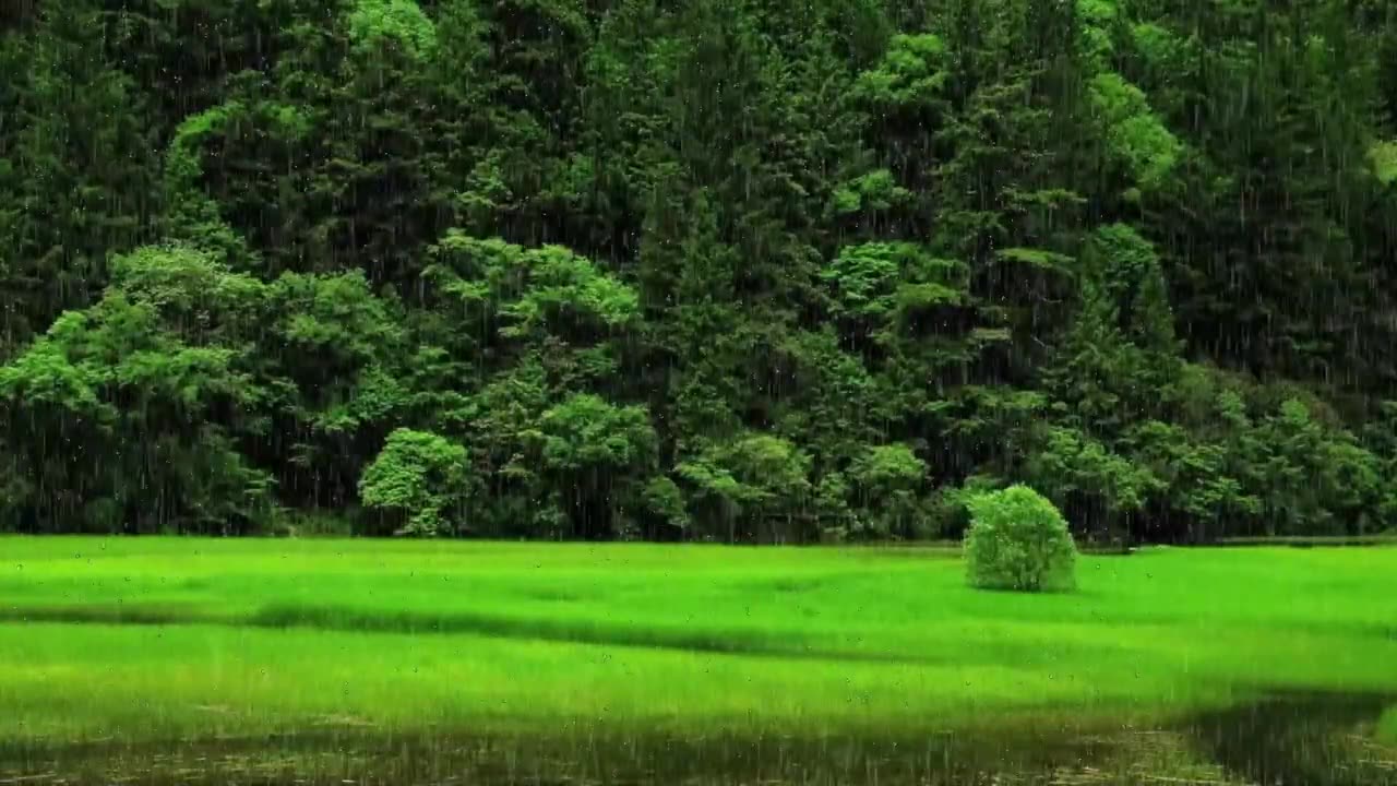 Nature Rain Sounds - Birds Singing Without Music, 6 Hour Relaxation, Soothing Nature Sounds _ Nature