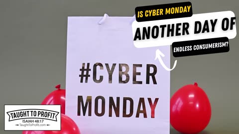 Cyber Monday - Another Day Of Endless Consumerism Or You Could Choose To Enact Your Creativity？