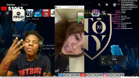 ishowspeed finds out his girlfriend is RUSSIAN during black history month