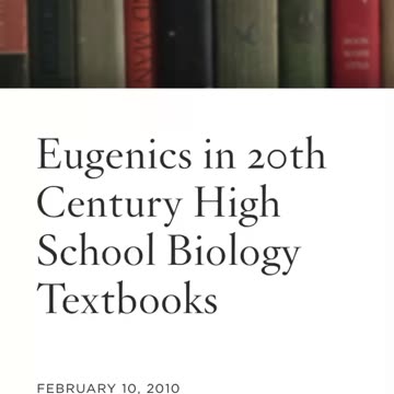 Eugenics books
