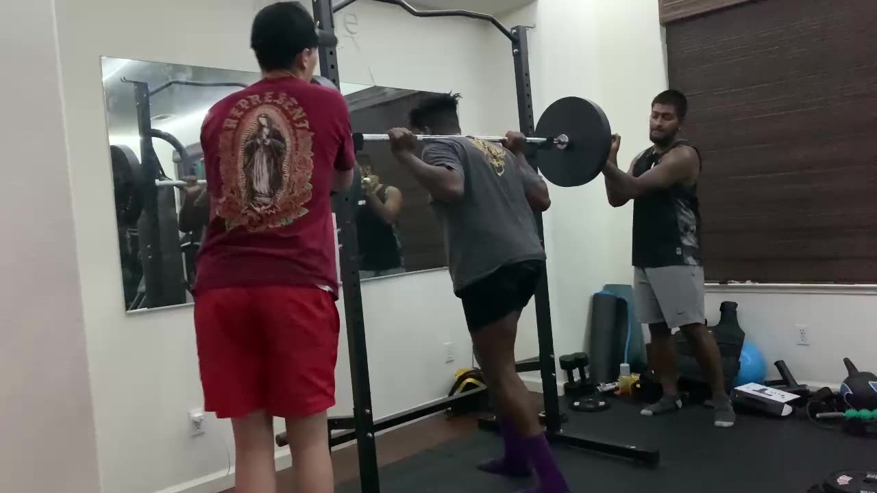 Safety is Always key. Hitting 245 for 4 reps to end the workout