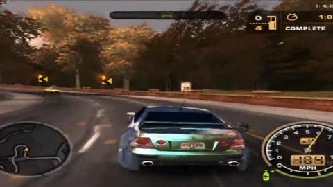 NFS Most Wanted Black Edition - Challenge Series Event 23 1st Try(AetherSX2 HD)