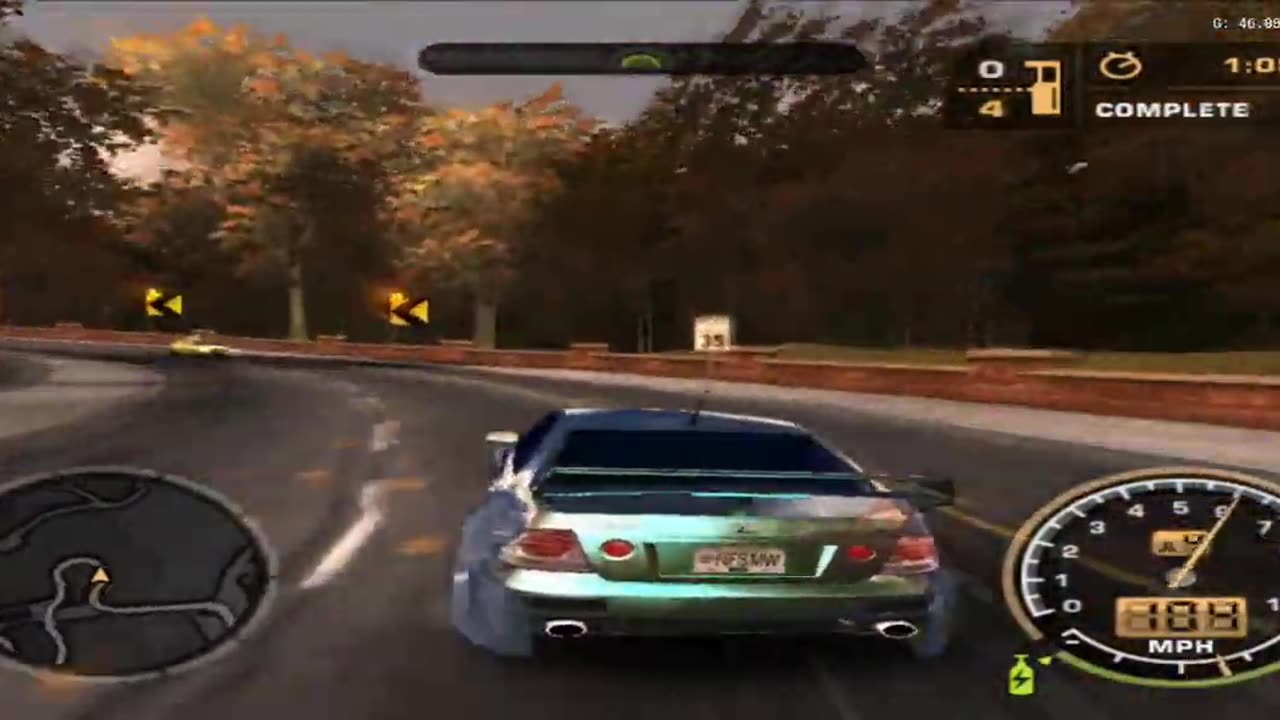 NFS Most Wanted Black Edition - Challenge Series Event 23 1st Try(AetherSX2 HD)