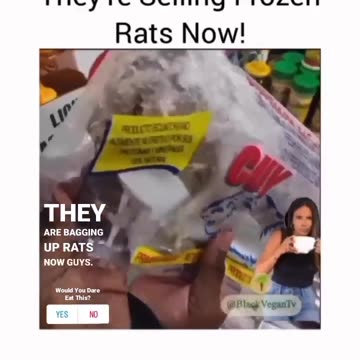 They're selling frozen RATS now!