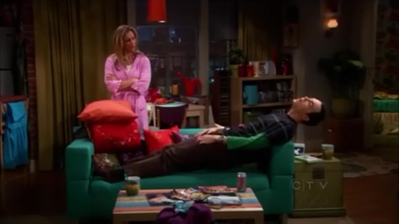 Sheldon Explains Why He Can't Sleep On Penny's Couch - The Big Bang Theory