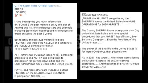 SOROS making HEADLINES, Durham on TIME, PSYOPS are HERE!