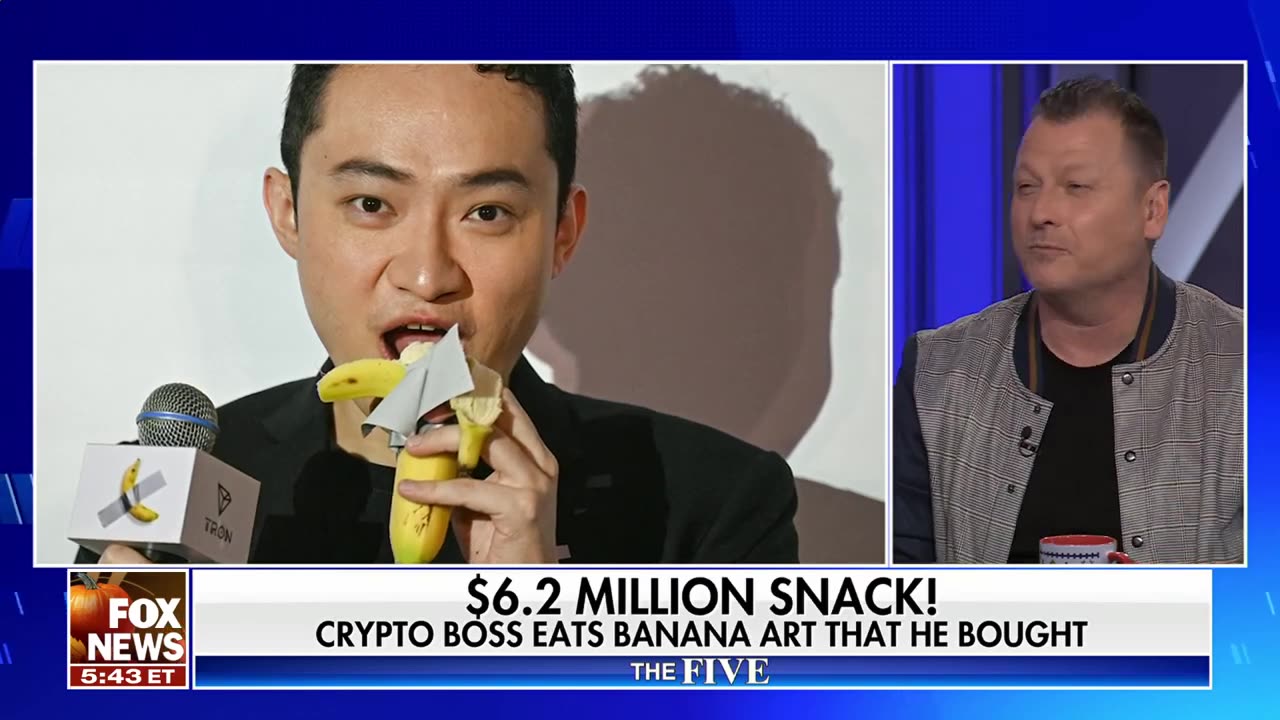 Crypto mogul eats banana that cost a whopping $6.2M