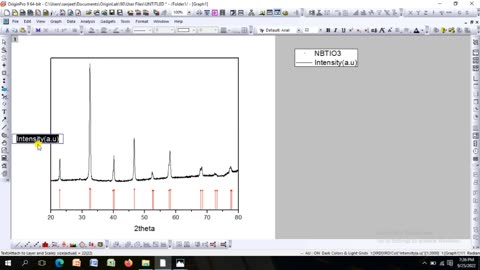 How to do Plotting of XRD Pattern along with JCPDF Card file