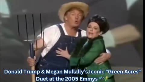 Donald Trump & Megan Mullally’s Iconic "Green Acres" Duet at the 2005 Emmys 🎤🌾