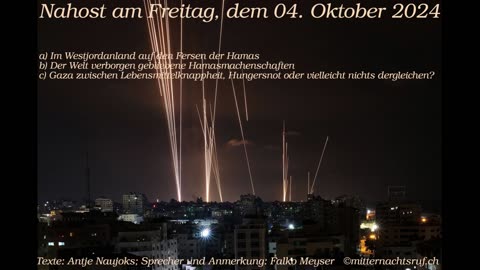 Nahost am Freitag, dem 04. Oktober 2024