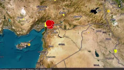 Series of 7.8 to 8.1 shallow earthquakes at Turkey