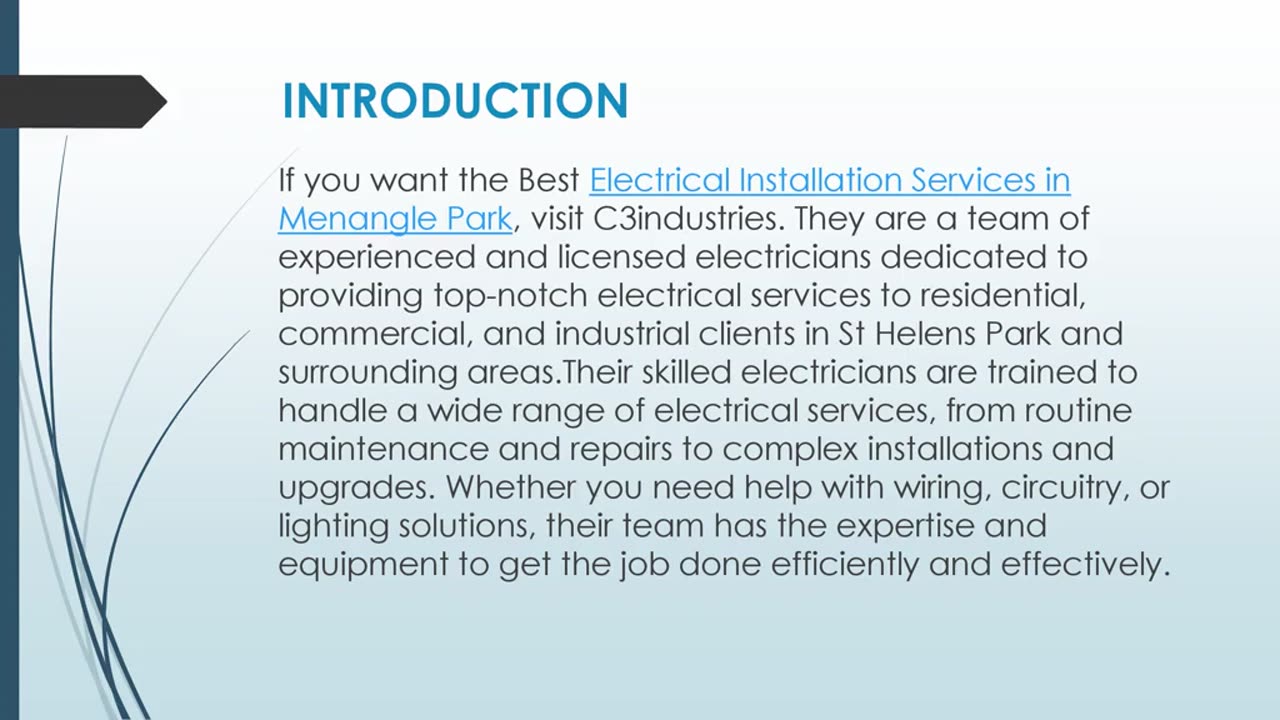 Best Electrical Installation Services in Menangle Park