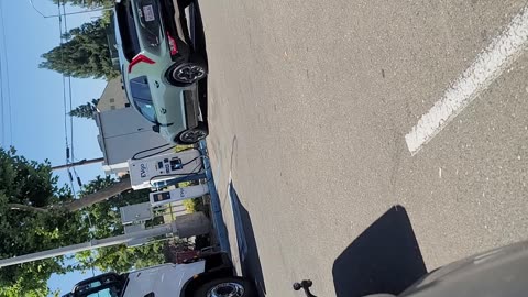 Electric Vehicle Big Rig needs a charge