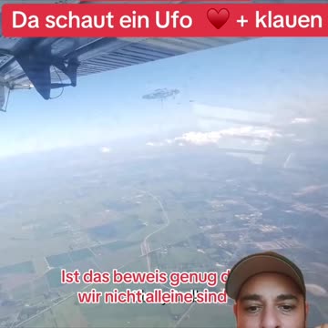 🟥 UFO Taucht auf kurz vor den Sky Jump / Ein Mann beschreibt nebenbei den Vorfall 🟥