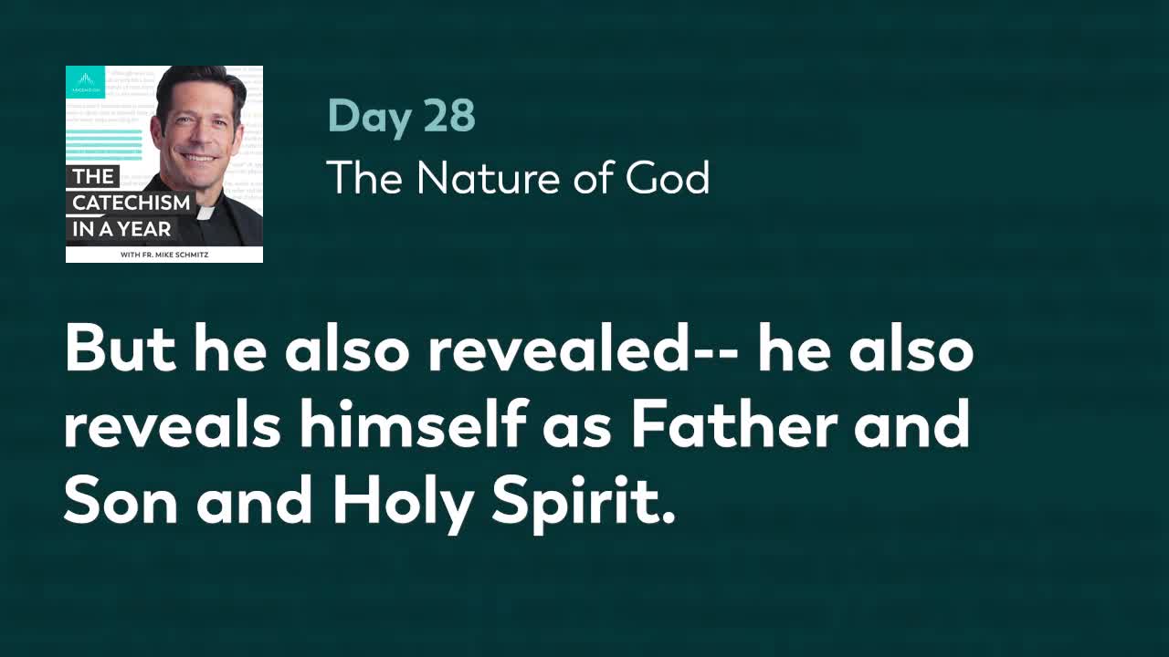 Day 28: The Nature of God — The Catechism in a Year (with Fr. Mike Schmitz)