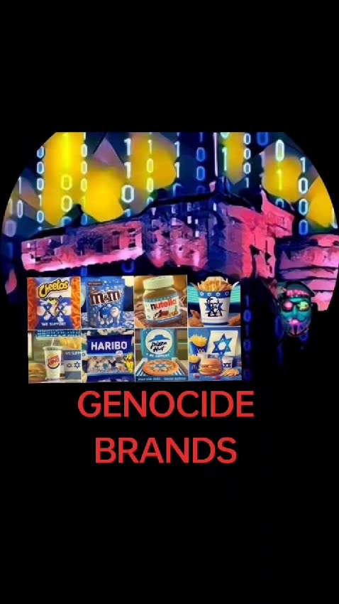 McDonald's you can't hide your commitment to genocide