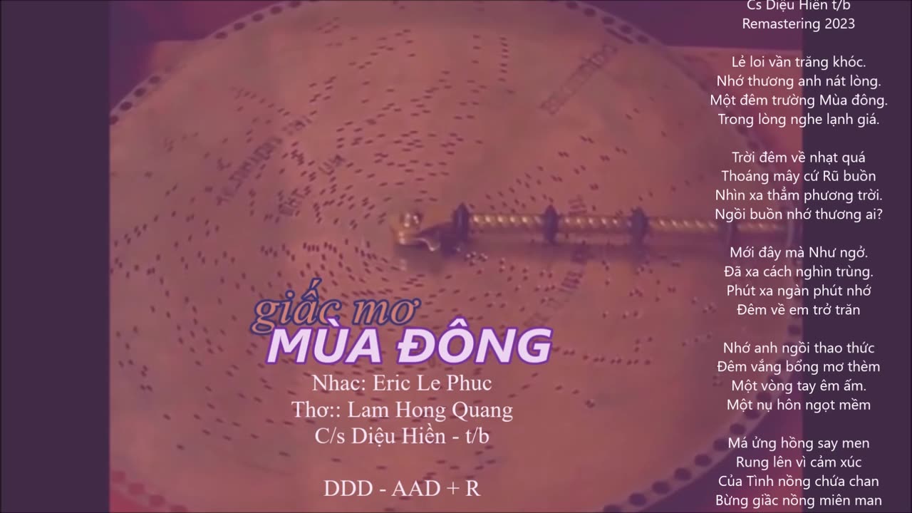 GIẤC MƠ MÙA ĐÔNG